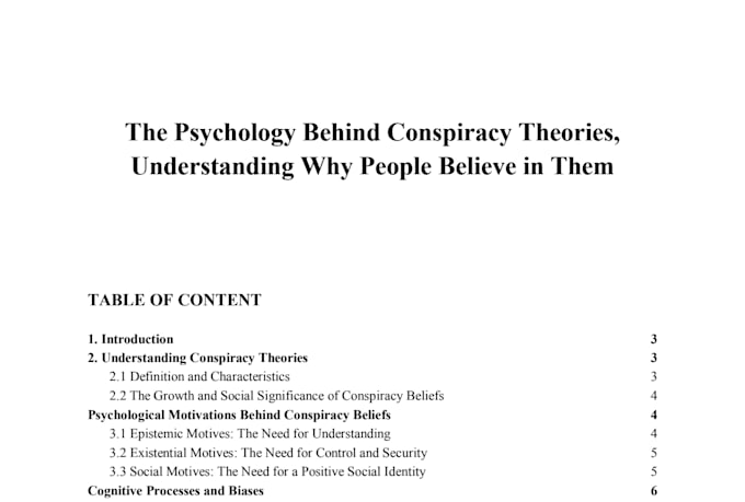 do research and technical writing